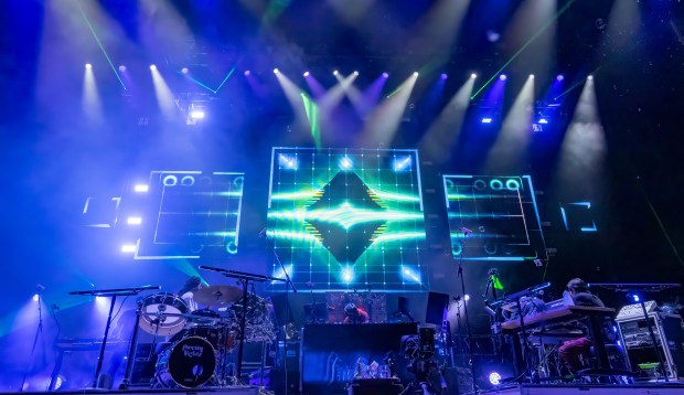 Pretty Lights performs during the 2024 Bonnaroo Music Festival on June 13, 2024, in Manchester, Tennessee. (Astrida Valigorsky/Getty Images)