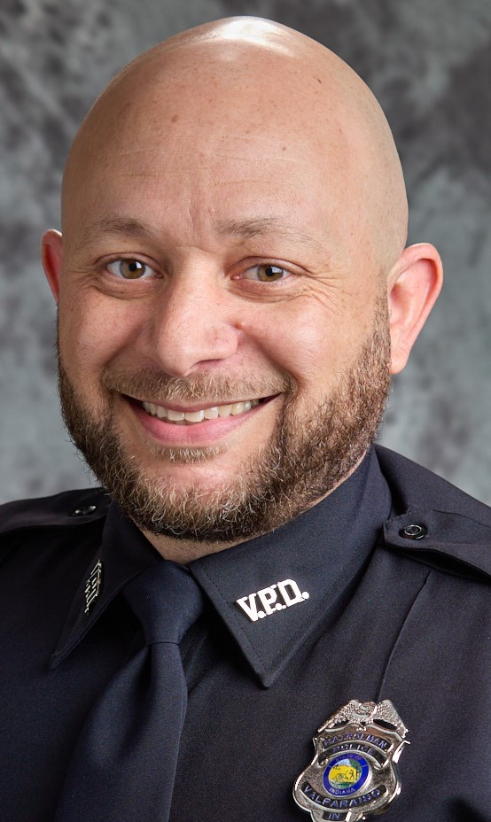 The Valparaiso Police Department recently announced the promotion of Jason Wray, a three-year veteran, to sergeant, effective Jan. 1, according to a release. (Photo courtesy of Valparaiso Police)