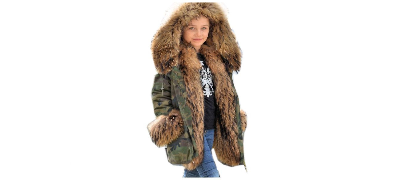 Aofur Unisex Childs Parka