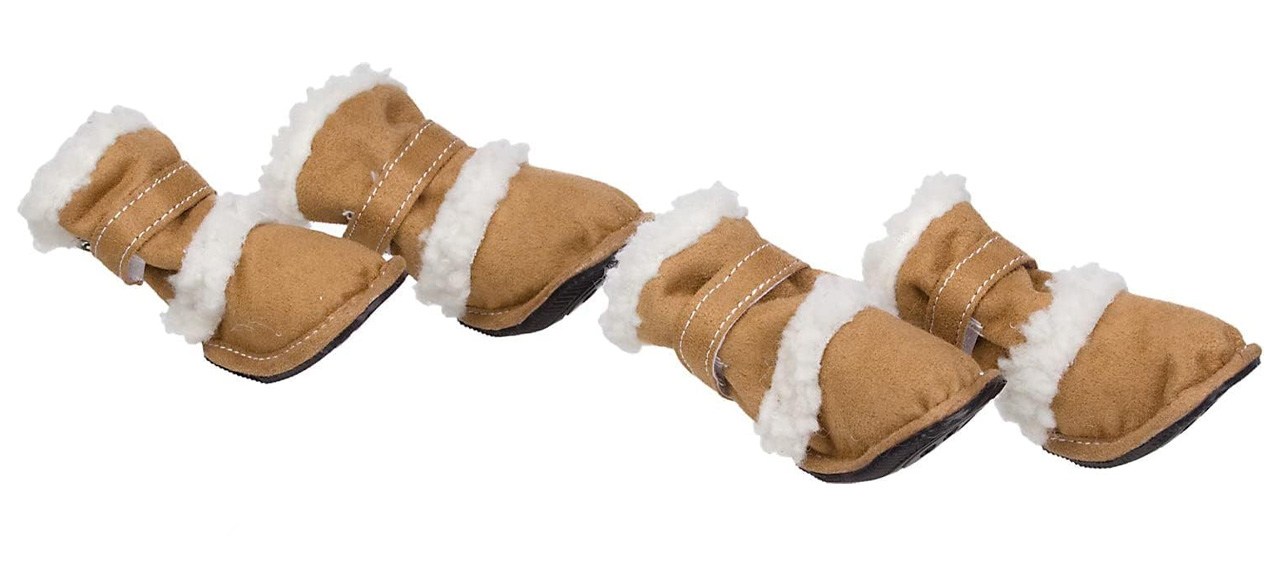 Pet Life Shearling Dog Boots