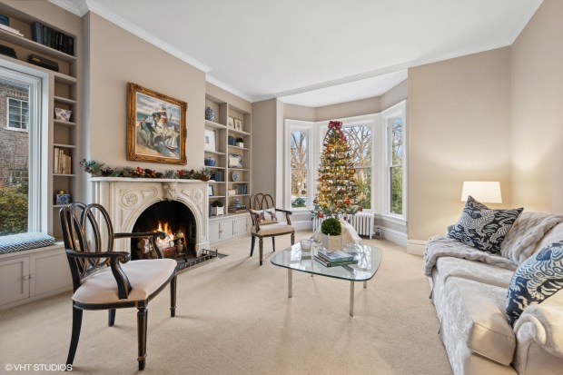 This four-bedroom Victorian house at 326 Ridge Ave. in Winnetka has a two-story coach house as well as a walk-up attic and an unfinished basement. (Petr Poliak, VHT)