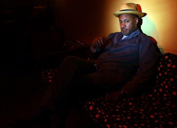 Drummer and club owner Mike Reed at the Hungry Brain on Aug. 22, 2018. (Terrence Antonio James/Chicago Tribune)