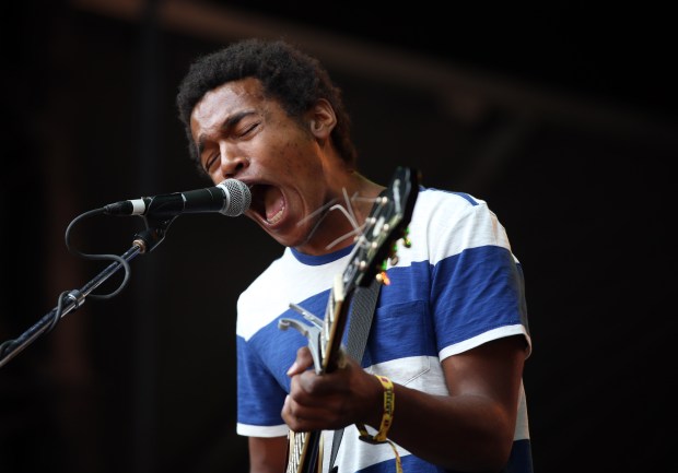 Benjamin Booker performs in 2014 at Lollapalooza in Grant Park. (Brian Cassella/Chicago Tribune) 