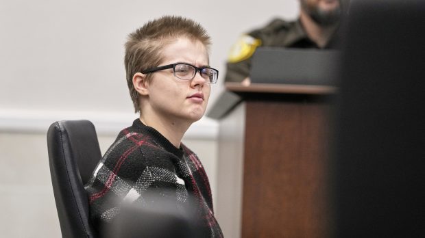 Morgan Geyser appears in a Waukesha County courtroom Thursday, Jan. 9, 2025, in Waukesha, Wis. (AP Photo/Morry Gash)