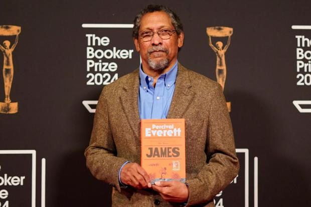 Percival Everett arrives at the Booker Prize award dinner in London, Tuesday, Nov. 12, 2024. (AP Photo/Alberto Pezzali, File)