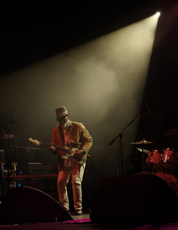 Toronzo Cannon opens for Bill Murray and His Blood Brothers at Thalia Hall Friday, Jan. 3, 2025, in Chicago. (John J. Kim/Chicago Tribune)