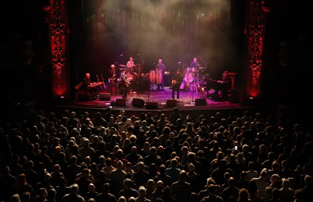 Bill Murray and His Blood Brothers perform at Thalia Hall on Jan. 3, 2025, in Chicago. (John J. Kim/Chicago Tribune)