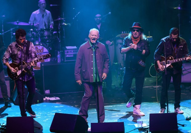 Bill Murray and His Blood Brothers perform at Thalia Hall Friday, Jan. 3, 2025, in Chicago. (John J. Kim/Chicago Tribune)