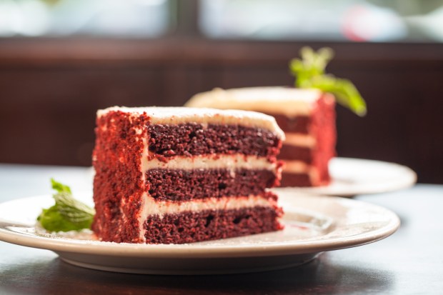 A slice of red velvet cake from Wildfire. (Anjali Pinto)