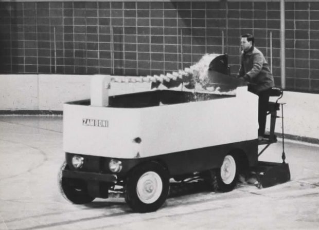 Tonna Warren Holtz's father, J.T. Warren, worked at Santa's Village in the early 1960s. One of his jobs was operating the Zamboni at the Polar Dome. (Tonna Warren Holtz)