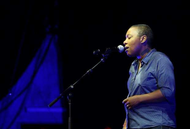 Meshell Ndegeocello performs during the Melbourne Festival at Sidney Myer Music Bowl on Oct. 22, 2010, in Melbourne, Australia. (Graham Denholm/Getty Images)