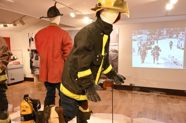 "A Strong Back and A Strong Mind: 150 Years of the Naperville Fire Department" is a new exhibit on display through December at Naper Settlement in Naperville. (Naper Settlement)