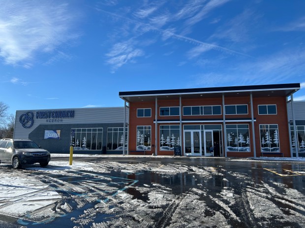 First Church of Hebron, 800 Country Square Plaza, occupies the spot once held by Patz's Market, which closed in Nov. 2017 and left the town without a grocery store. A DG Market is slated to open in late summer on the town's south side. (Amy Lavalley/Post-Tribune)