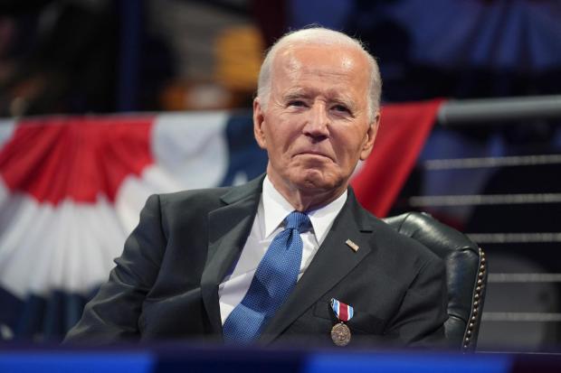 FILE -President Joe Biden attends the Department of Defense Commander in Chief farewell ceremony at Joint Base Myer-Henderson Hall, Jan. 16, 2025, in Arlington, Va. (AP Photo/Evan Vucci, File)