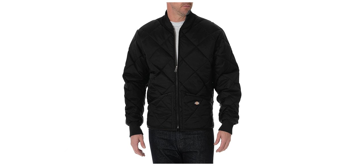 Dickies Men's Water-Resistant Diamond Quilted Nylon Jacket