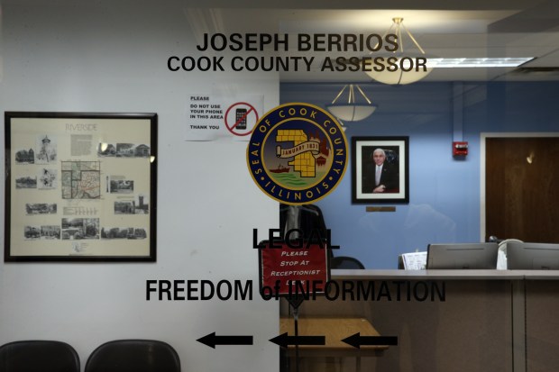 The Cook County assessor's office under Joseph Berrios shown on May 24, 2017. (Terrence Antonio James/Chicago Tribune)