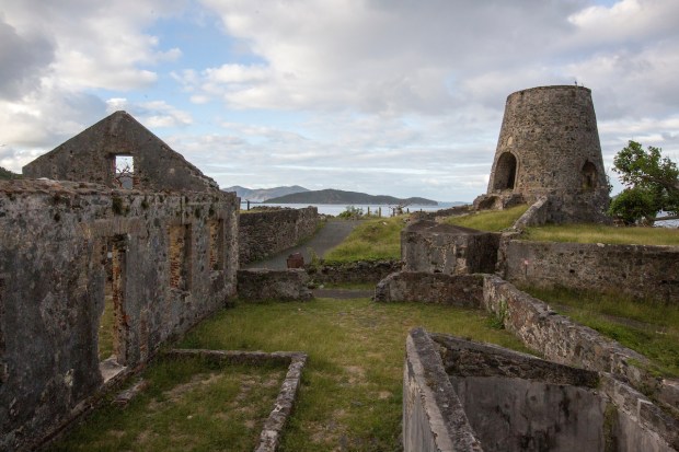 These sugar plantation ruins are in the Annaberg Historic District of Saint John. (U.S. Virgin Islands Department of Tourism)