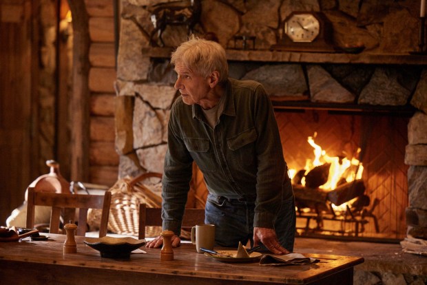 Harrison Ford in Jeep's 2025 Super Bowl spot. (Atiba Jefferson/Jeep via AP)