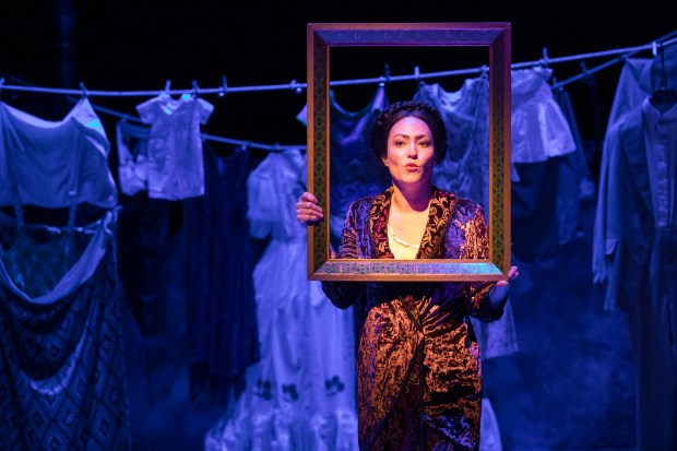 Vanessa Severo in "Frida ... A Self Portrait" at Writers Theatre in Glencoe. (Zach Rosing / Indiana Repertory Company)