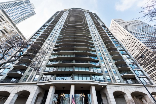 Former Chicago Mayor Richard M. Daley has his two-bedroom condominium on the eighth floor of the Carlyle building on the Gold Coast on the market for $1.1 million. (VHT Studios)