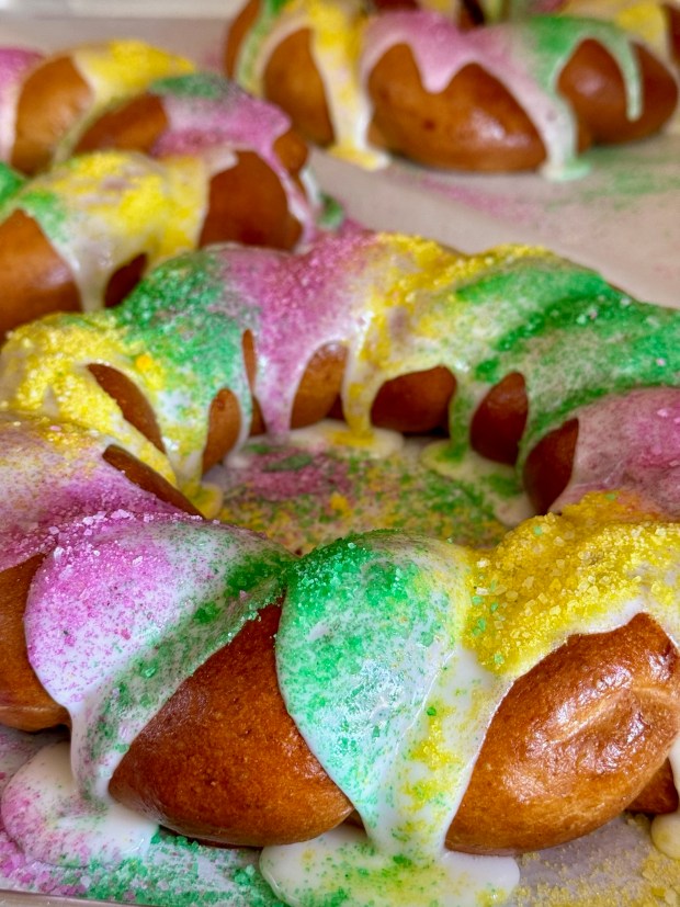 Hewn king cake. (Siege Food Photos)