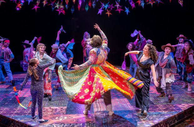 The cast of "Joseph and the Amazing Technicolor Dreamcoat" at the Marriott Theatre in Lincolnshire. (Brett Beiner)