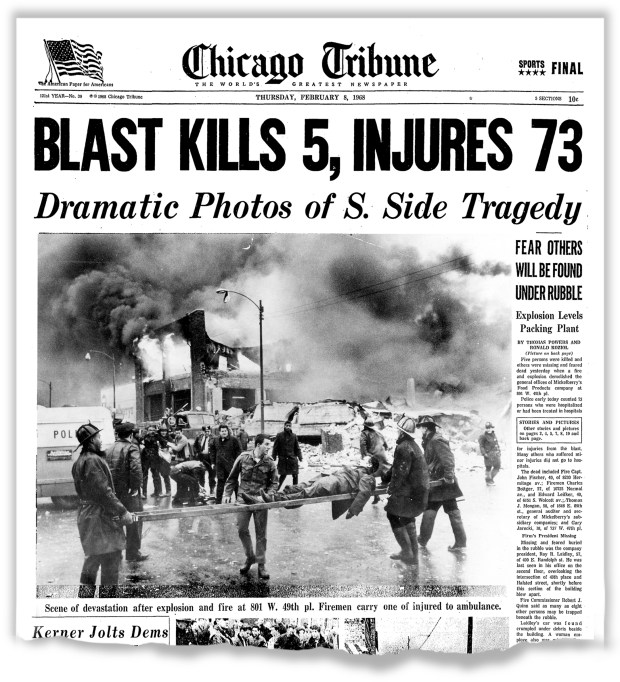 Feb. 7, 1968 Chicago Tribune....Mickelberry Food Products Co. fire