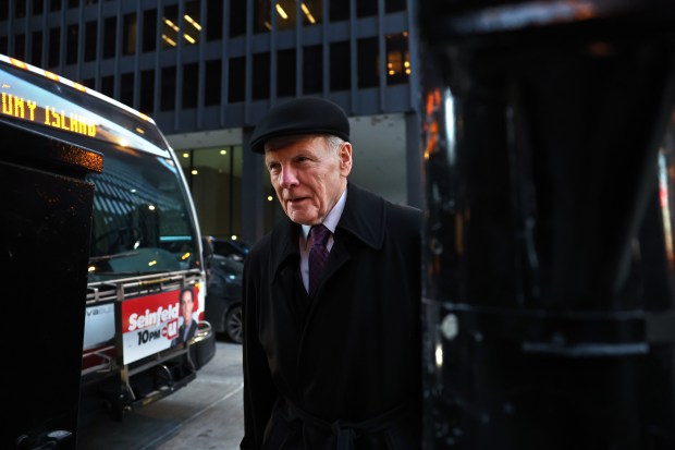 Former Illinois House Speaker Michael Madigan leaves the Dirksen U.S. Courthouse in Chicago at the end of the day as his ongoing corruption trial continues on Jan. 29, 2025. (Chris Sweda/Chicago Tribune)