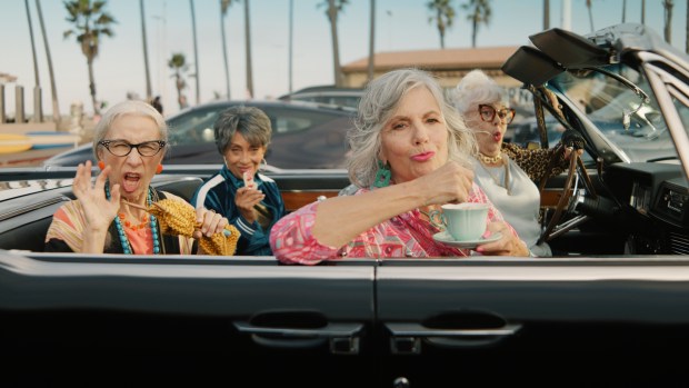 In the WeatherTech spot "Whatever Comes Your Way," four women of a certain age take to the open road to raise some hell. (Pinnacle Advertising)