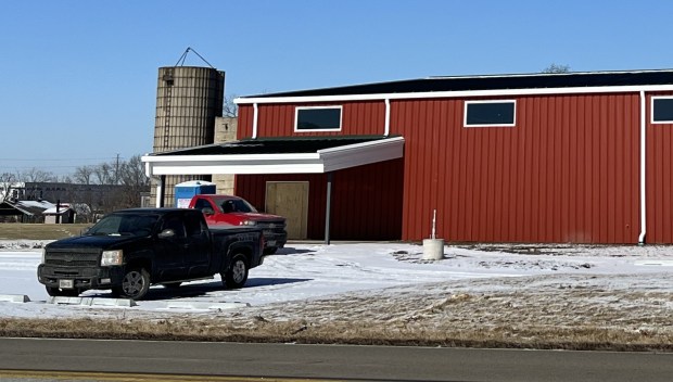 The Homer Township Civic Center under construction Jan. 23, 2025, at the Trantina Farm property, 15774 W. 151st St. The property was purchased under the township's open space program. The township plans to use the building for various activities, senior events and recreation opportunities for individuals with special needs. (Michelle Mullins/for the Daily Southtown)