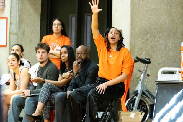 Tonishea Mack, Governors State University head women's basketball coach, is featured in the university's Black History Month exhibition. (Governors State University)