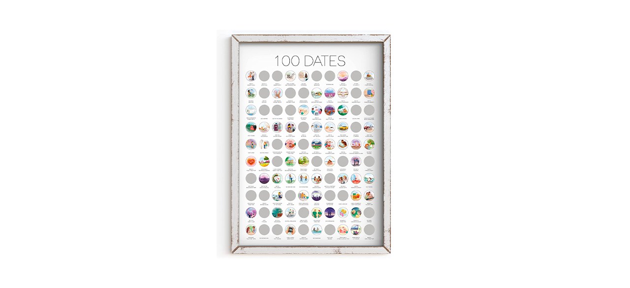 Ivvy and Co. 100 Dates Scratch Off Poster