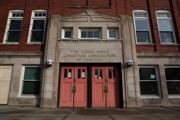 The Wabash YMCA in the Douglas neighborhood on Jan. 28, 2025. The YMCA was an important social center for Black Chicagoans in the early 20th century, providing housing and job training for Black people as they migrated to the city. It was listed on the U.S. National Register of Historic Places in 1986. (Eileen T. Meslar/Chicago Tribune)