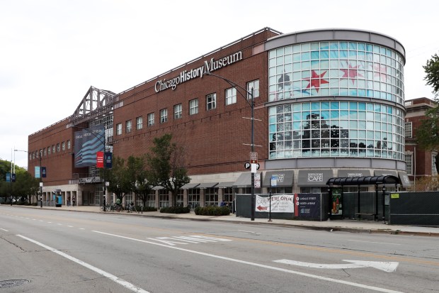 The exterior of the Chicago History Museum on Sept. 21, 2021. (Terrence Antonio James/Chicago Tribune)