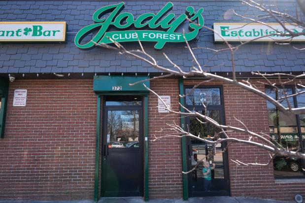 Jody's Club Forest is seen in Staten Island, New York, on March 10, 2025. (AP Photo/Seth Wenig)