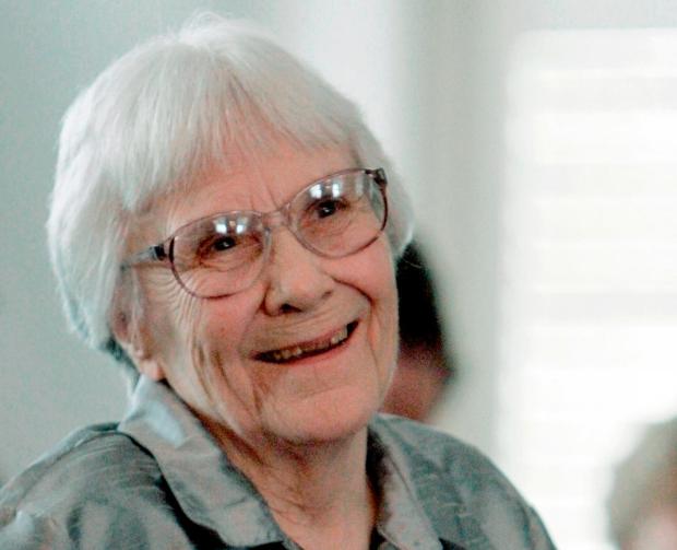 FILE - Author Harper Lee appears at a ceremony honoring new members of the Alabama Academy of Honor at the Capitol in Montgomery, Ala., on Aug. 20, 2007. (AP Photo/Rob Carr, File)