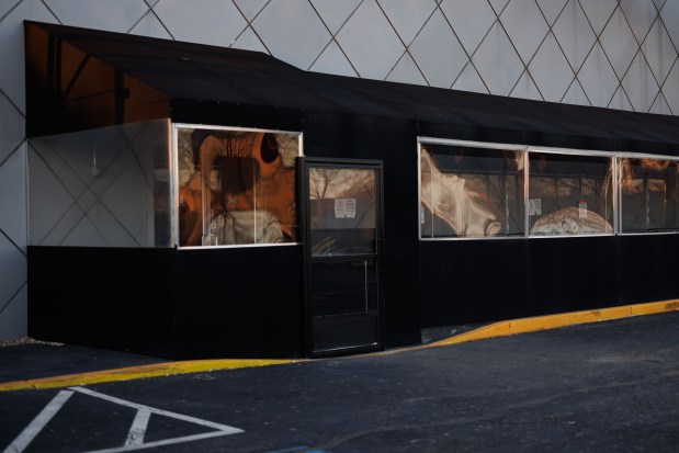 The entrance of Mansion Live nightclub,March 17, 2025, in Stone Park, where 21-year-old Zulma Daniela Calderon Pacheco was fatally shot Saturday March 8 by a security guard. (Armando L. Sanchez/Chicago Tribune)