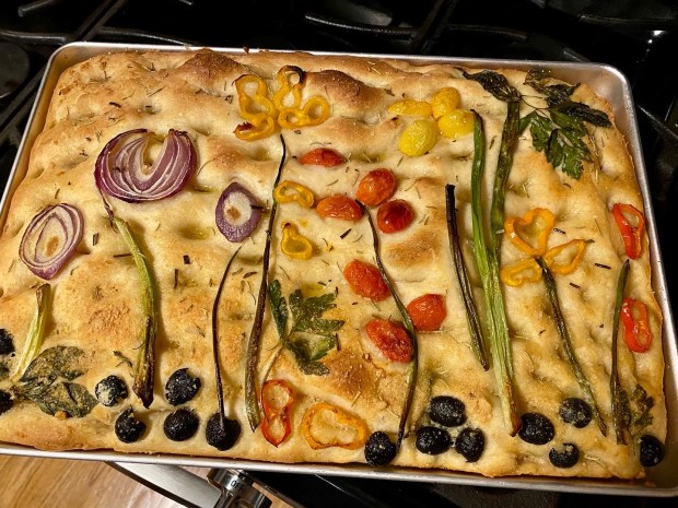 In an effort to practice the four Cs during COVID -- be calm, be compassionate, be creative, be careful -- columnist Donna Vickroy learned to make focaccia bread. Those guidelines should help us get through the chaos we're in today, she says. (Donna Vickroy/Naperville Sun)