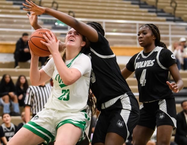 Valparaiso's Lillian Barnes shoots the ball