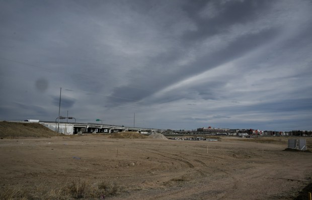 The site for the new NWSL stadium in Denver on Monday, March 17, 2025. (Photo by AAron Ontiveroz/The Denver Post)