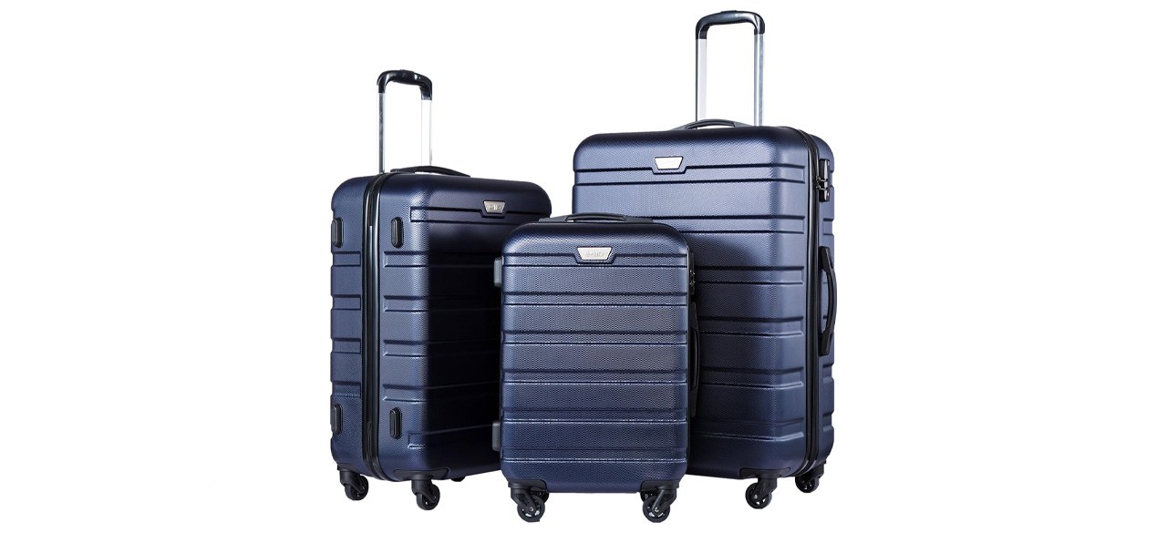 COOLIFE 3 Piece Spinner Hardshell Luggage Set