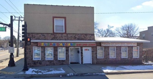 The façade of this business was refreshed with help from a Community Development Block Grant. (Courtesy of City of Waukegan)