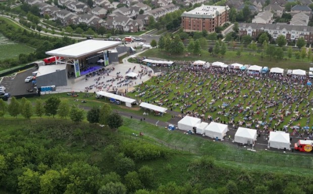 The concert venue at Orland Park's Centennial Park West. (Village of Orland Park)
