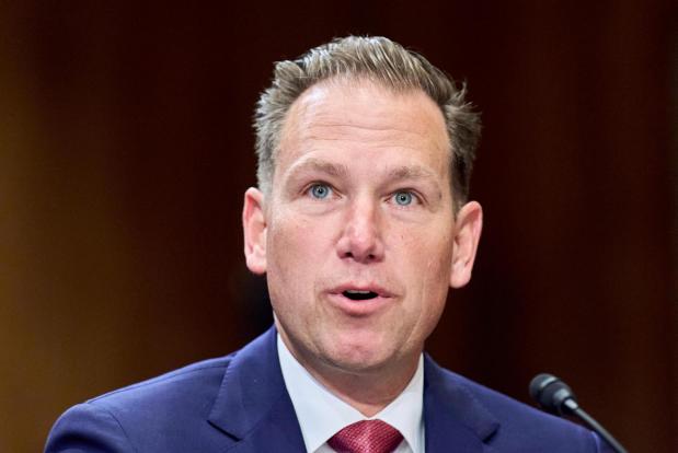 Brian Burch speaks during a Senate Foreign Relations Committee hearing on his nomination for to be Ambassador to The Holy See, Tuesday, April 8, 2025, on Capitol Hill in Washington. (AP Photo/Jacquelyn Martin)