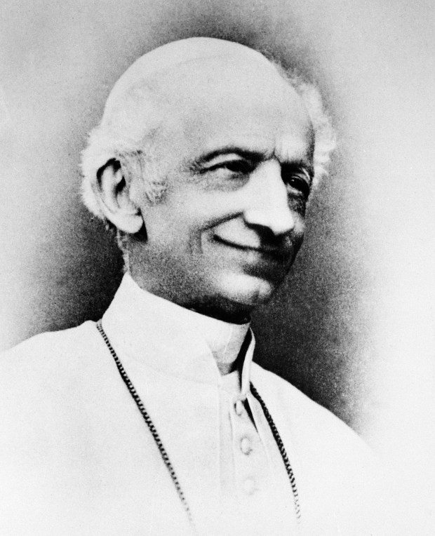 Pope Leo XIII is seen in the undated photo. He served as head of the Catholic Church from 1878 to 1903. (AP Photo)