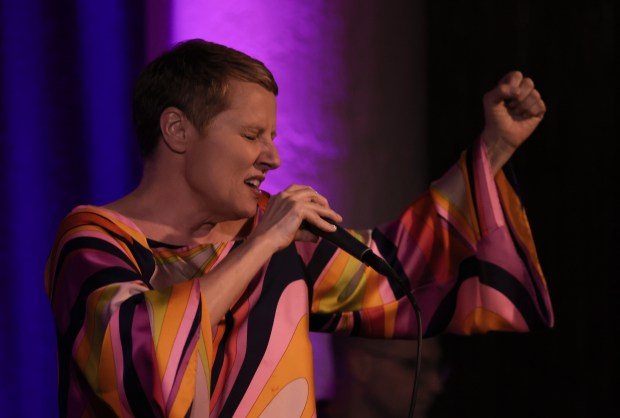 Elaine Dame performs at Winter's Jazz Club, May 16, 2025, in Chicago. (John J. Kim/Chicago Tribune)