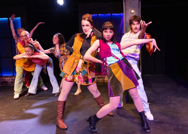 The cast of "Sweet Charity" by Blank Theatre Co. and Greenhouse Theater Center. (Steve Townshend)