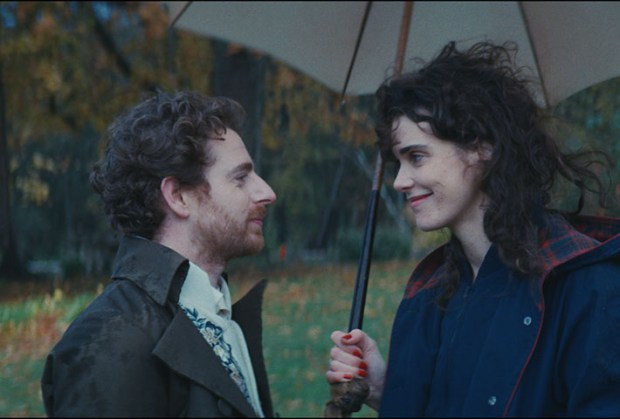 Pablo Pauly and Camille Rutherford in "Jane Austen Wrecked My Life." (Sony Pictures Classics)
