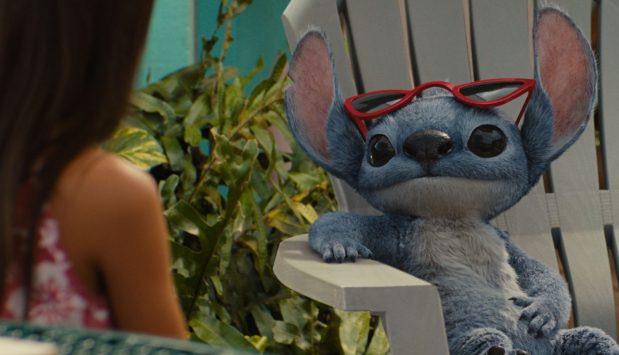 Lilo (Maia Kealoha) and and her newfound fellow troublemaker star in "Lilo & Stitch." (Disney)