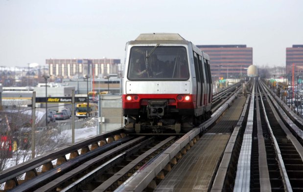 The Airport Transit System at Chicago's O'Hare Airport on Feb. 16, 2007. (Terry Harris/Chicago Tribune)